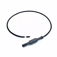 4mm Banana Socket on 50cm 12A Lead only